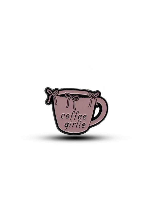 Metal sticker : coffee girlie
