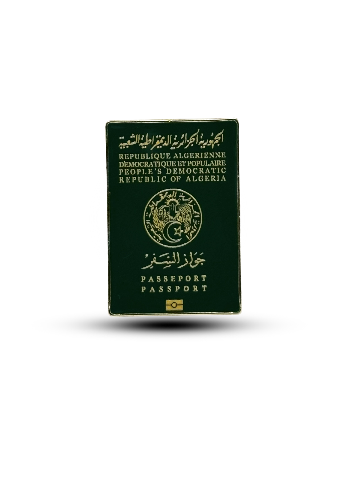 Metal sticker : Algeria passport