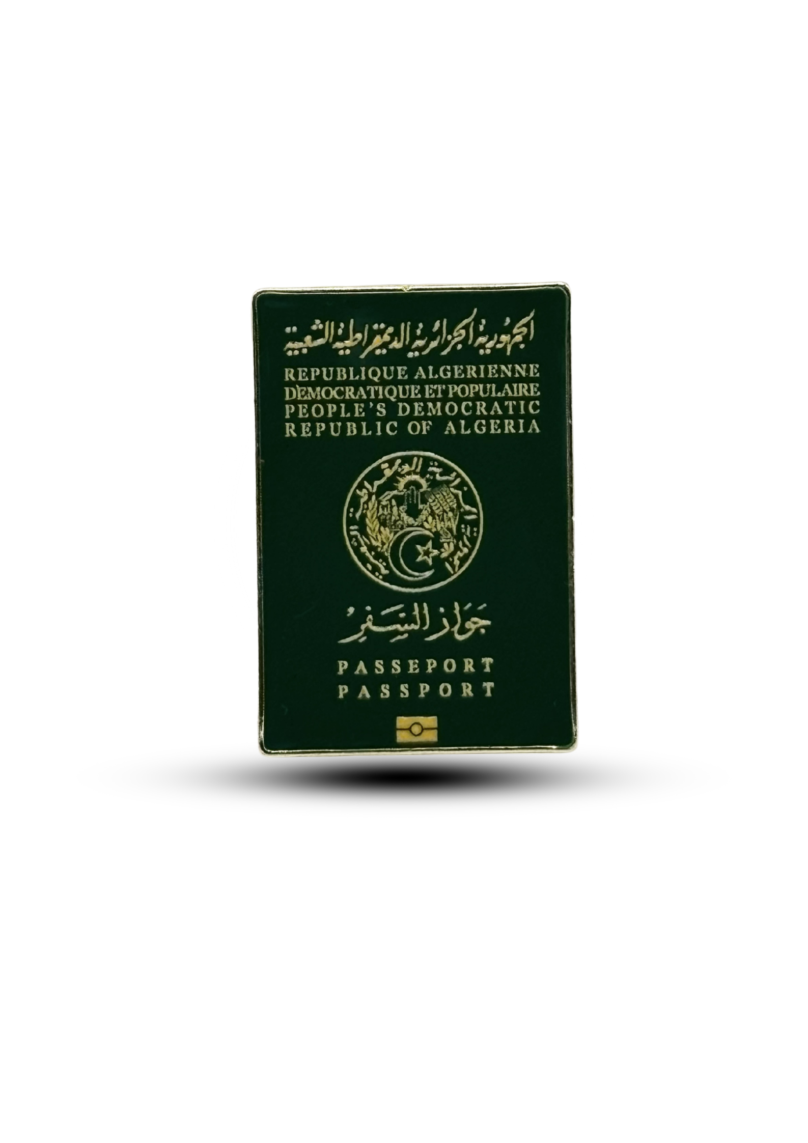 Metal sticker : Algeria passport