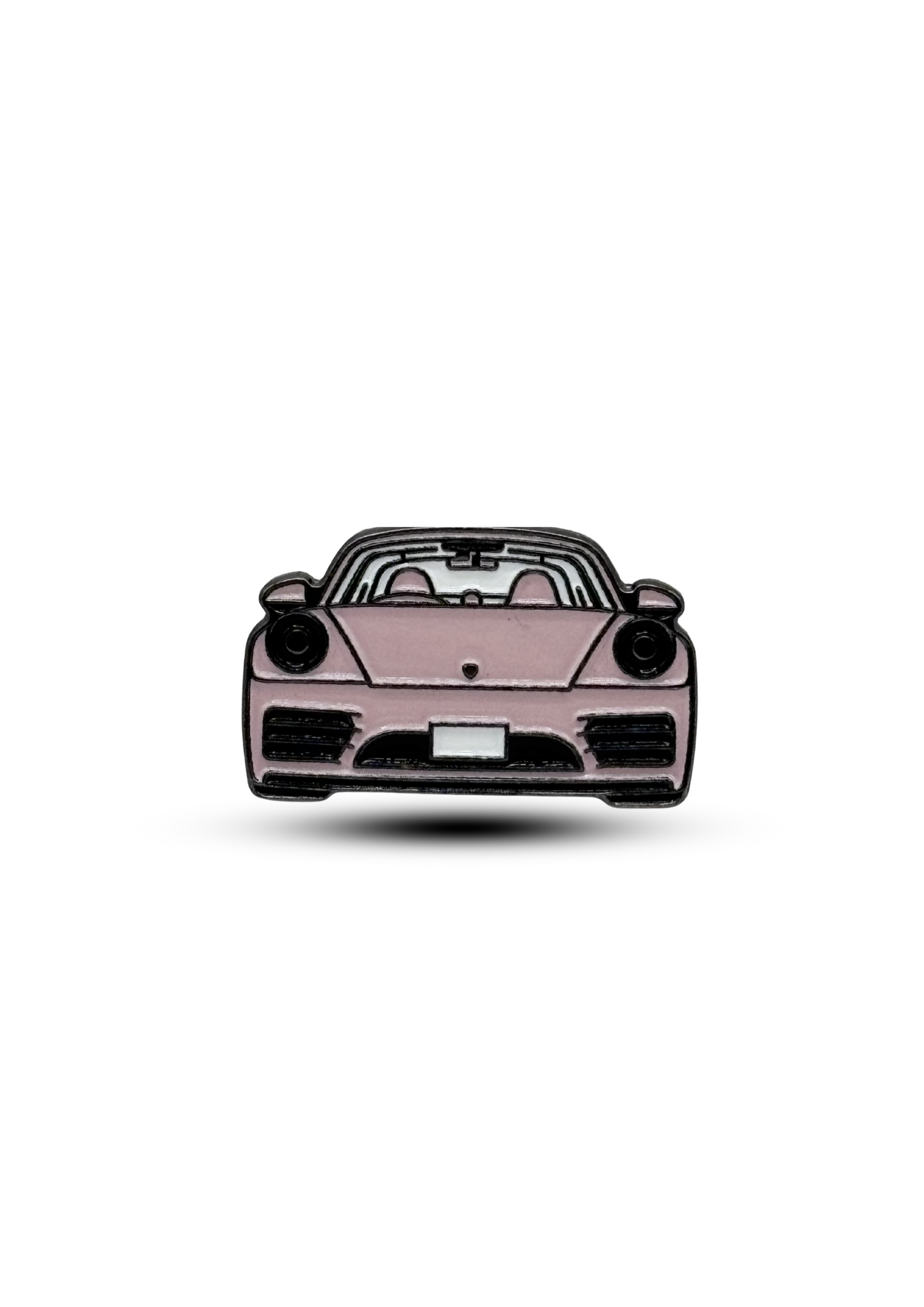 Metal sticker : Pink Porshe