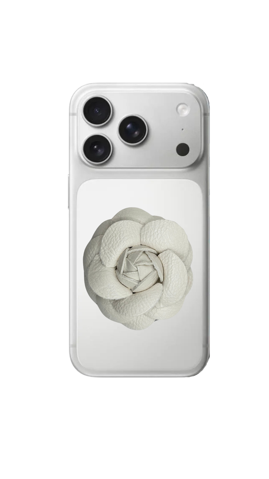 Grip Phone : White Flower