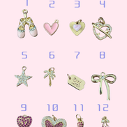 Phone charms doré