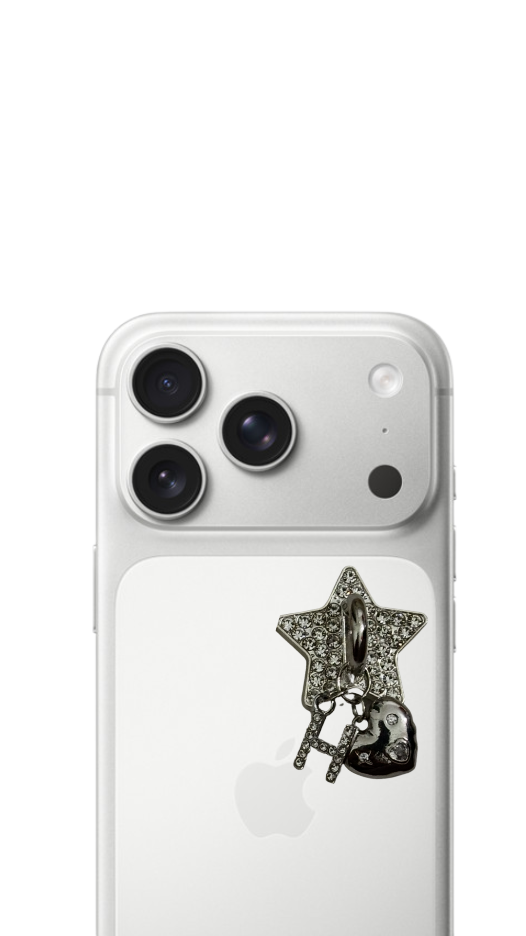 Phone charms argenté