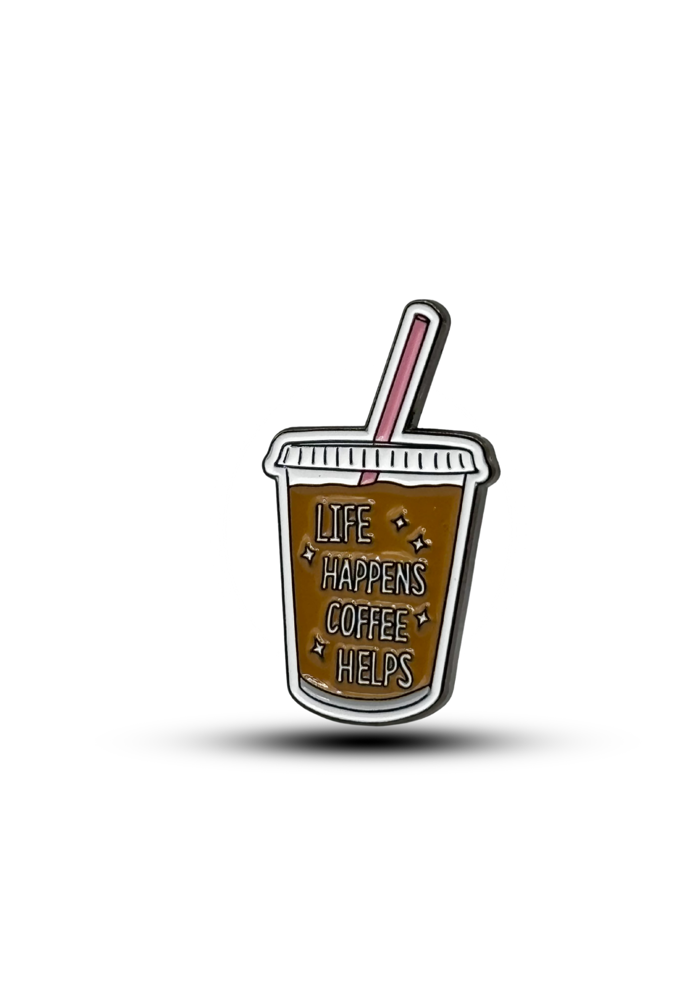 Metal sticker : coffee cup