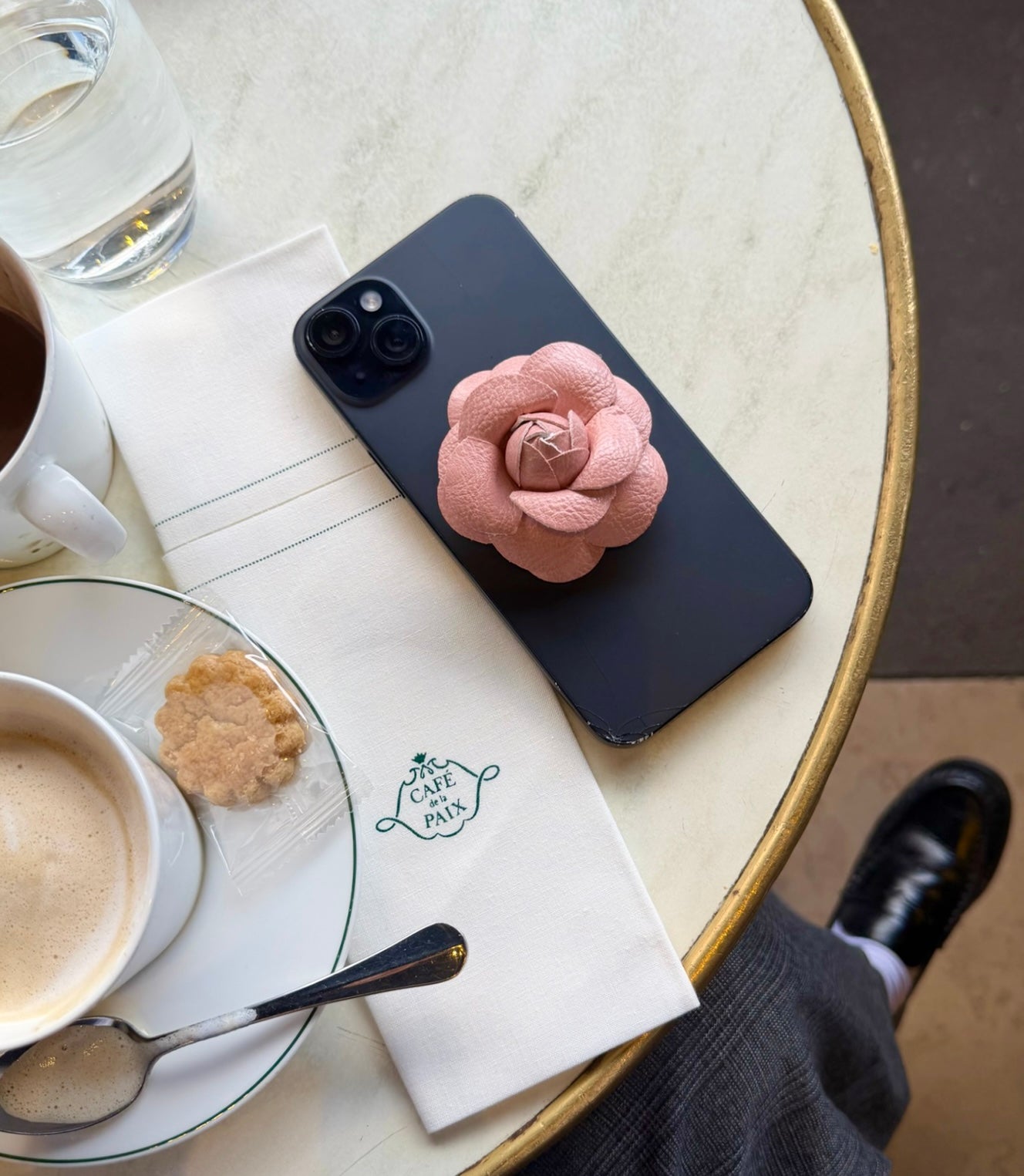Grip Phone : Pink Flower