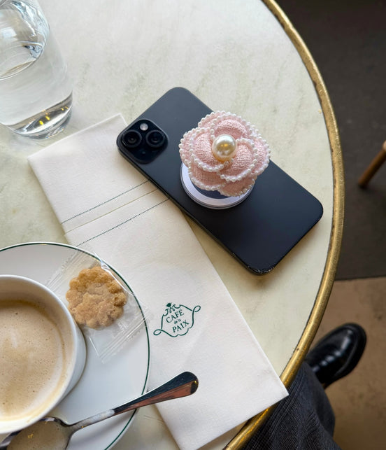 Grip Phone : Pearl Flower