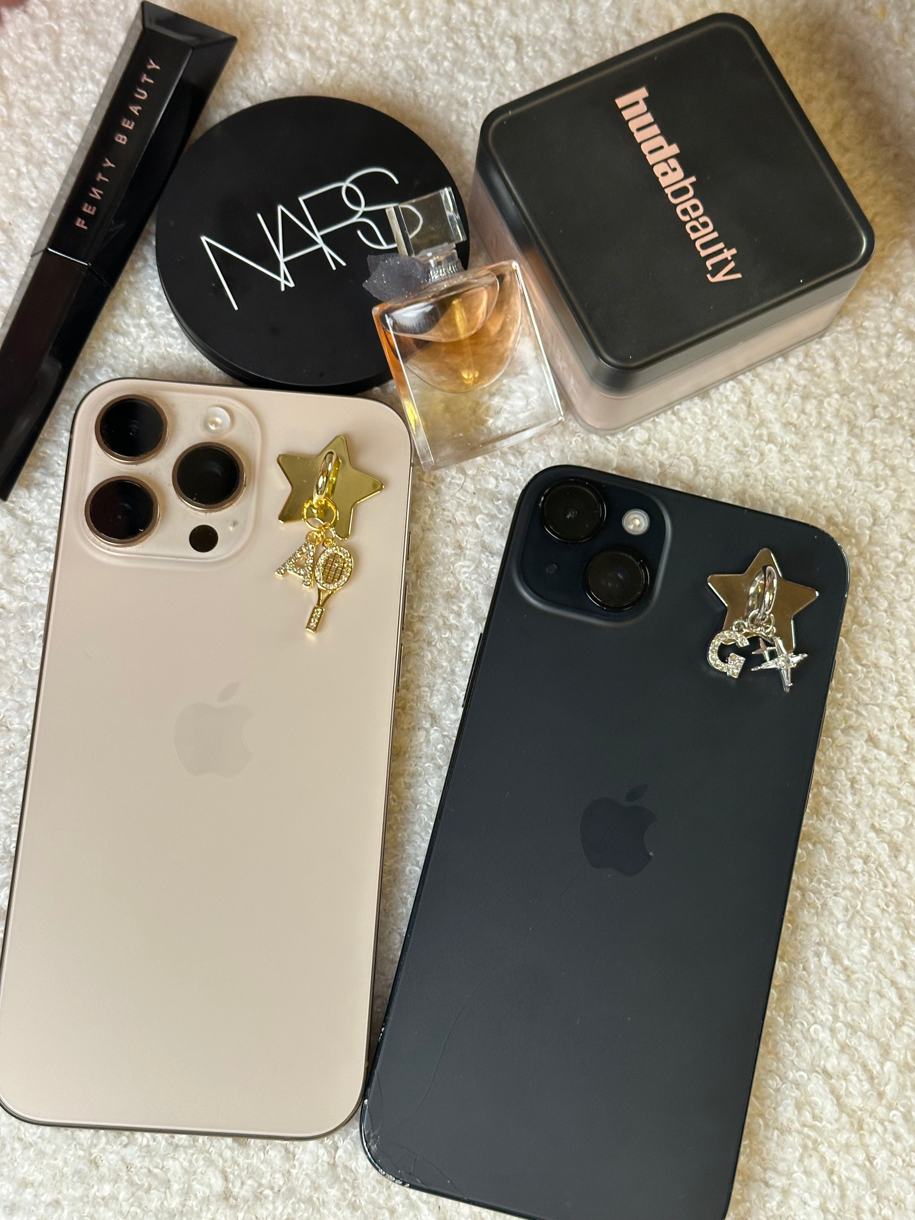 Phone charms argenté