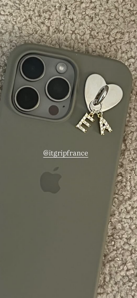 Phone charms argenté