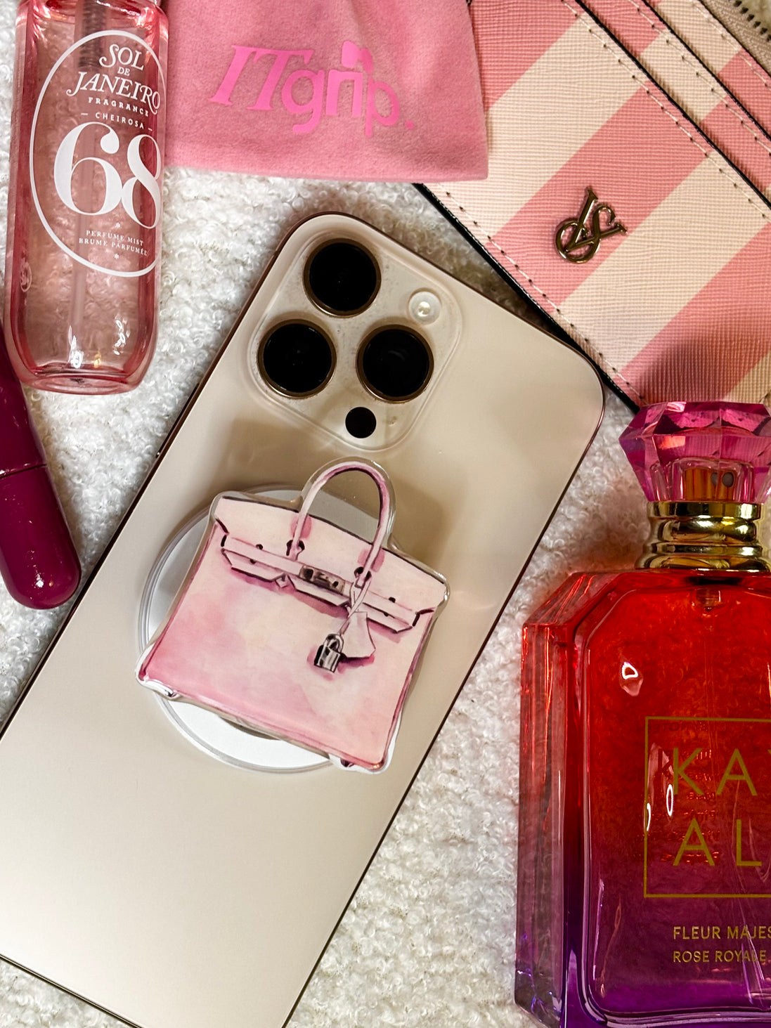 Grip Phone : Pink Bag