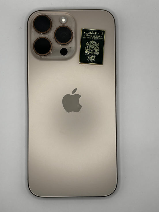 Metal sticker : Morroco passport