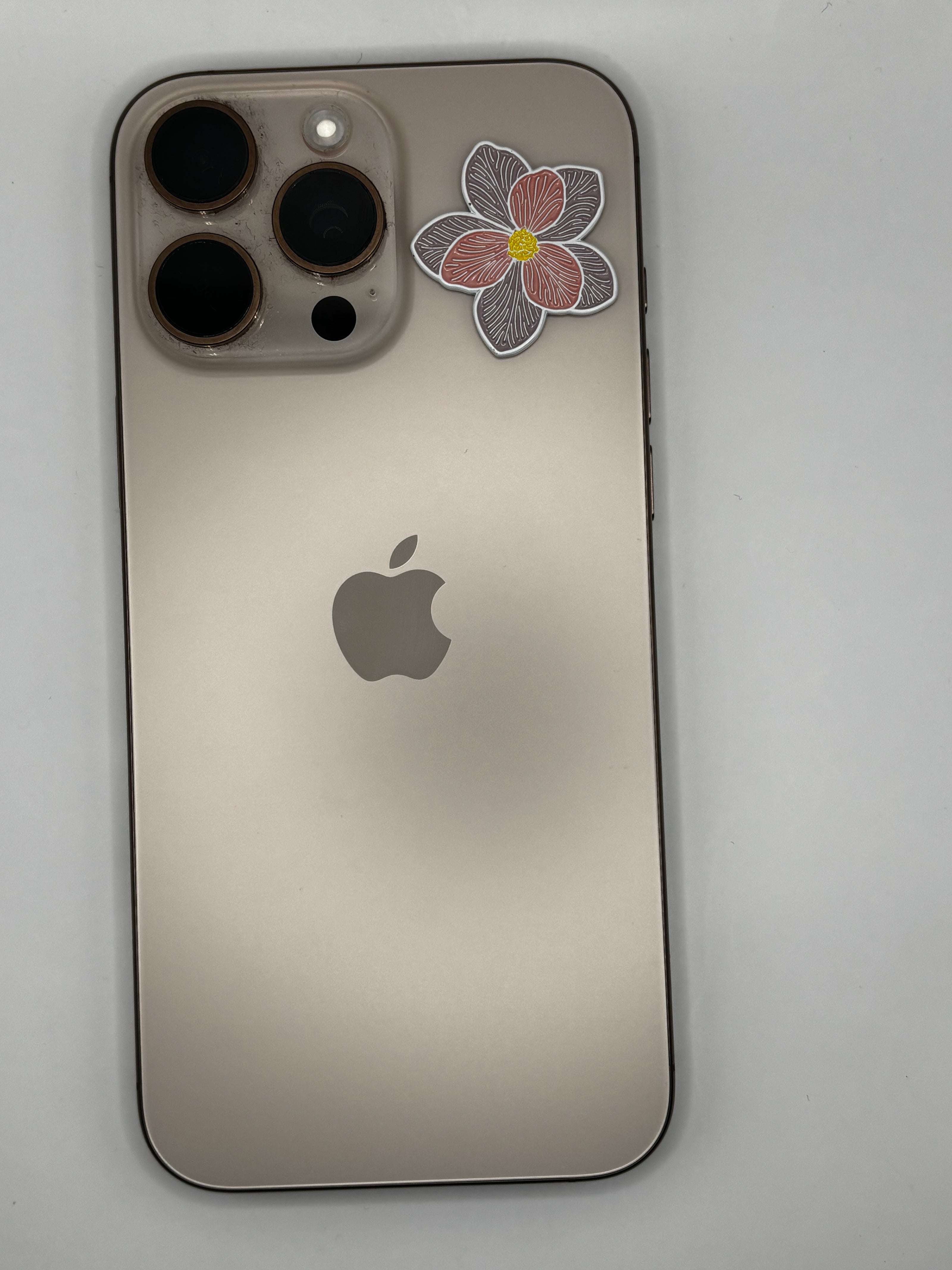 Metal sticker : Flower